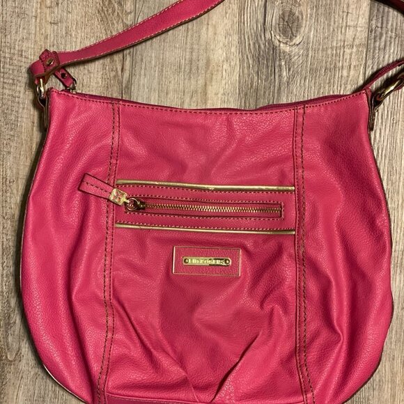 Kim Rogers Pink faux leather shoulder bag. Great pre-owned condition. - Picture 5 of 16